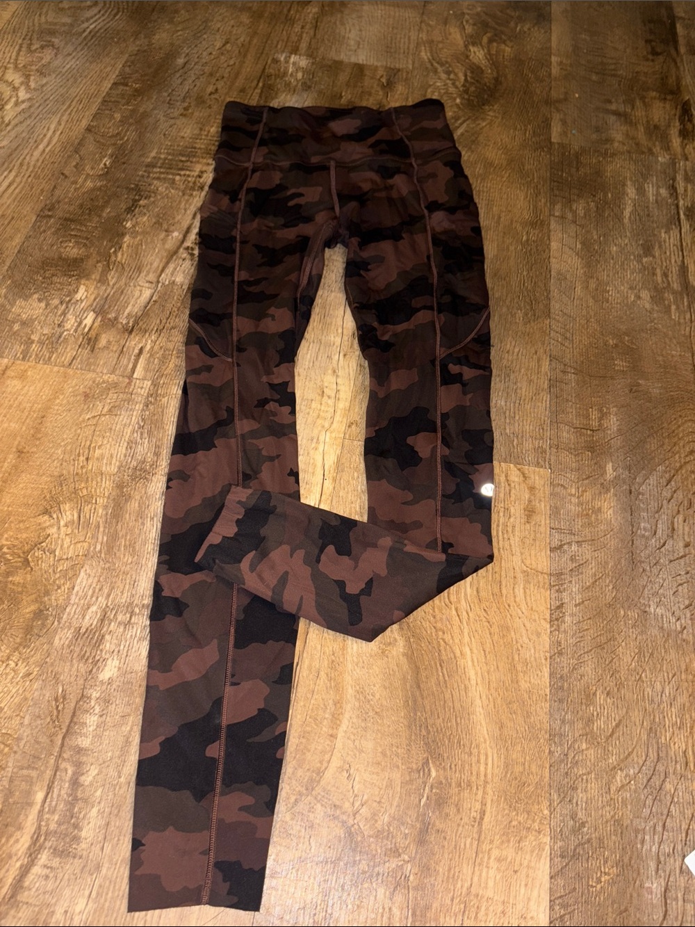Lululemon Camo Print Leggings - Brown Camouflage